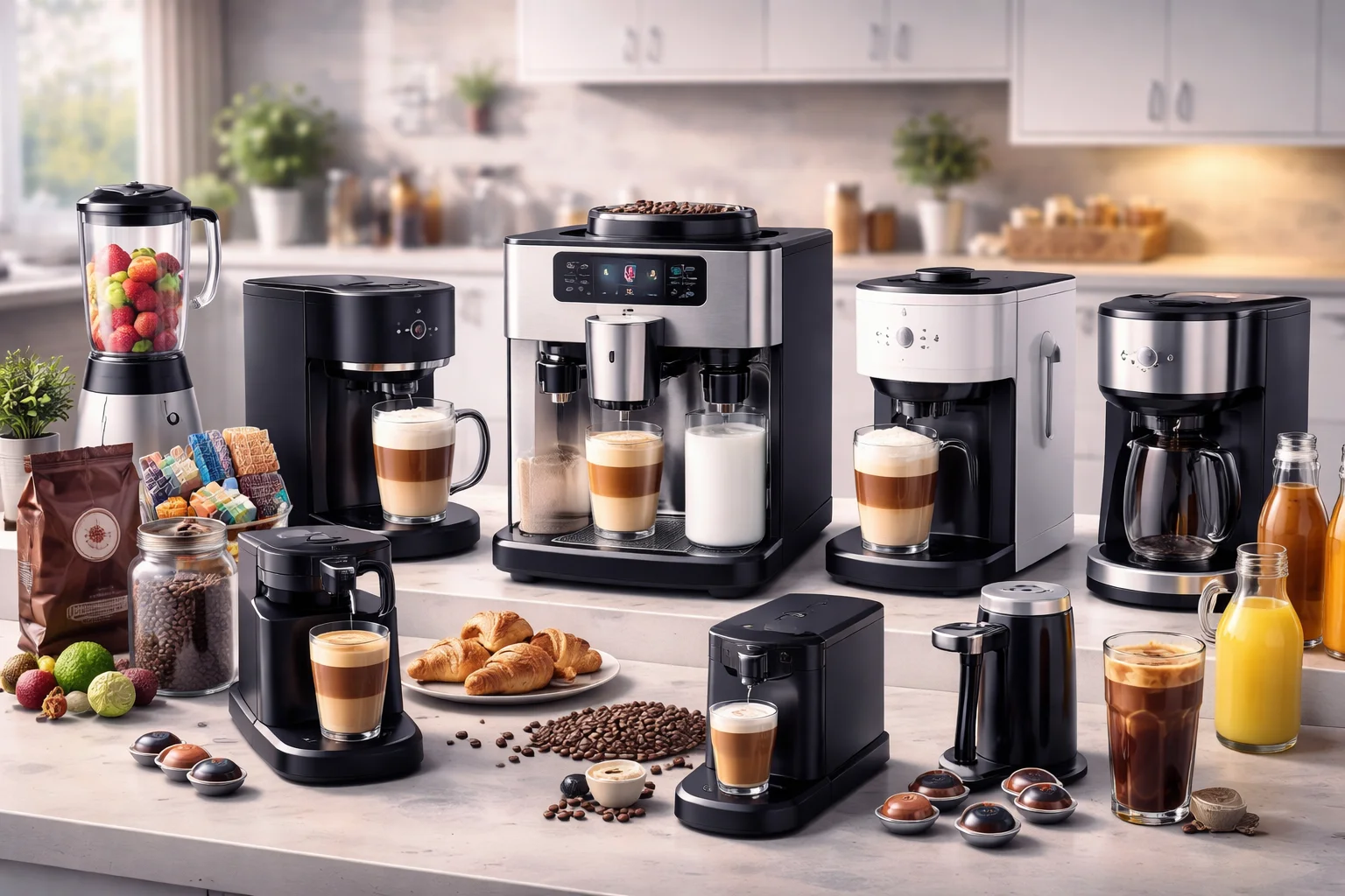 Caffe', Bevande e Macchine